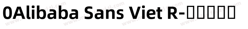 0Alibaba Sans Viet R字体转换
